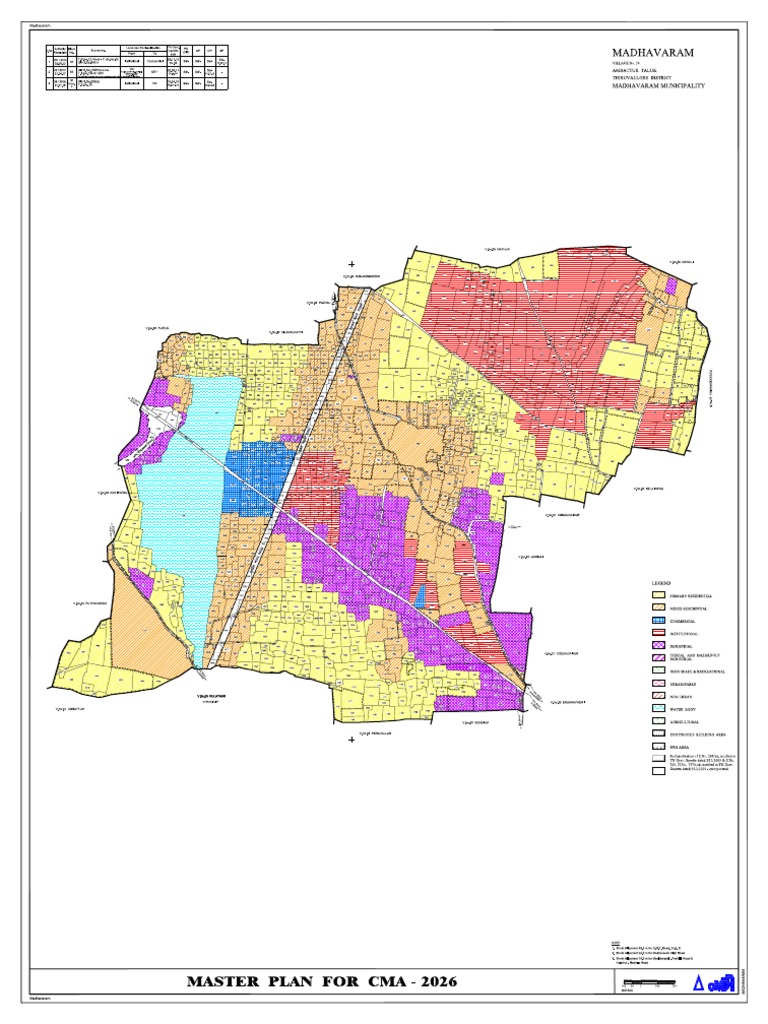 Madhavaram Land Use Map PDF