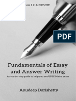 Fundamentals of Essay and Answer Writing Excerpt