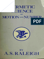 A. S. Raleigh - Hermetic Science of Motion and Numbers PDF
