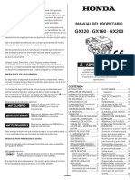 GX160 QPU - Manual Del Propietario