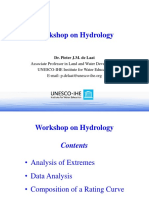 Workshop on Hydrology Analysis