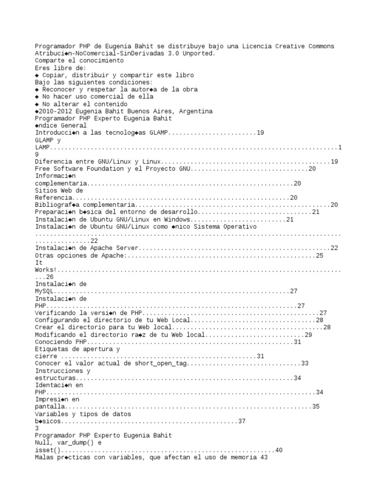 PHP | PDF | Php | Servidor HTTP Apache