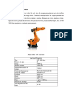 Datos Técnicos de Robots Manipuladores Industriales