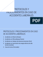 Protocolos y Procedimientos en Caso de Accidentes Laborales