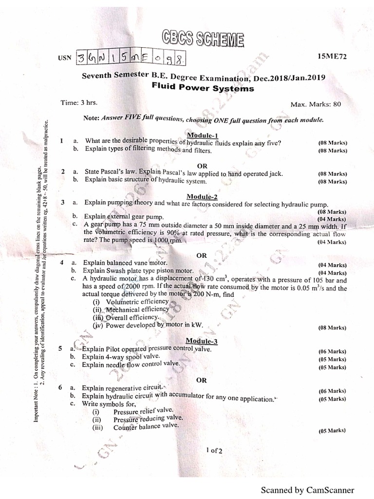 Fluid Power Systems PDF