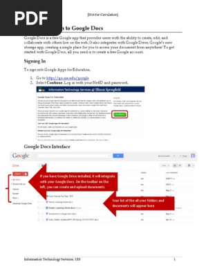 Introduction to Google Docs