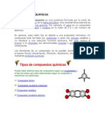 Compuestos químicos: tipos y clasificación