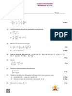 Examen Extraordinario 3eso