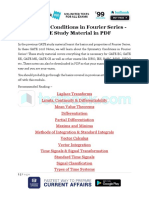 Symmetry Conditions in Fourier Series GATE Study Material in PDF 1