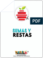 Fichas para Trabajar Las Sumas y Las Restas PDF