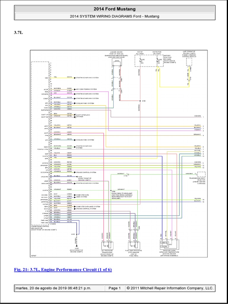 free ford mustang wiring diagrams on 2014 Mustang Wiring Diagram Data Wirings Grouper