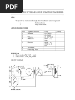 Separation of No Load Losses