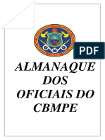 Almanaque Dos Oficiais - CBMPE