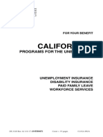CA Unemployment Brochure