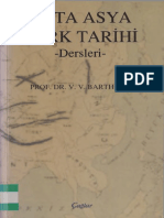 V. V. Barthold - Orta Asya Türk Tarihi (Dersleri) - Çağlar Yayınları, 1. Basım, 2004 PDF