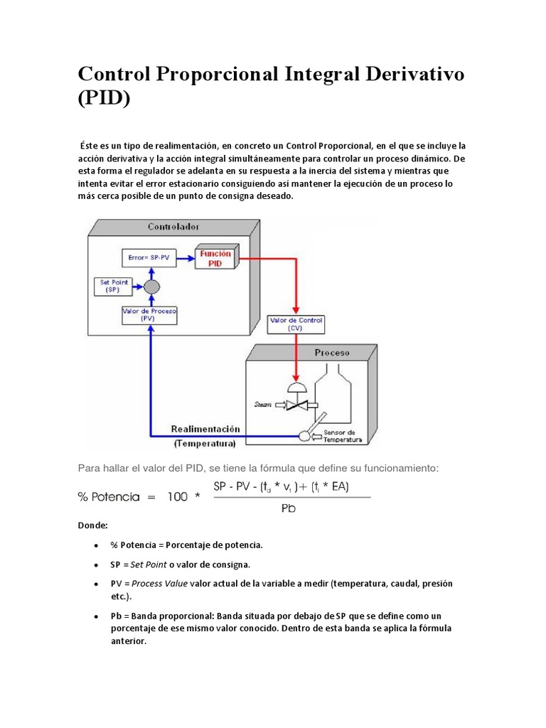 Control PID | PDF | Física | Mecánica