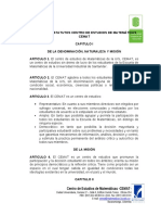 Estatutos CEMAT-UIS PDF