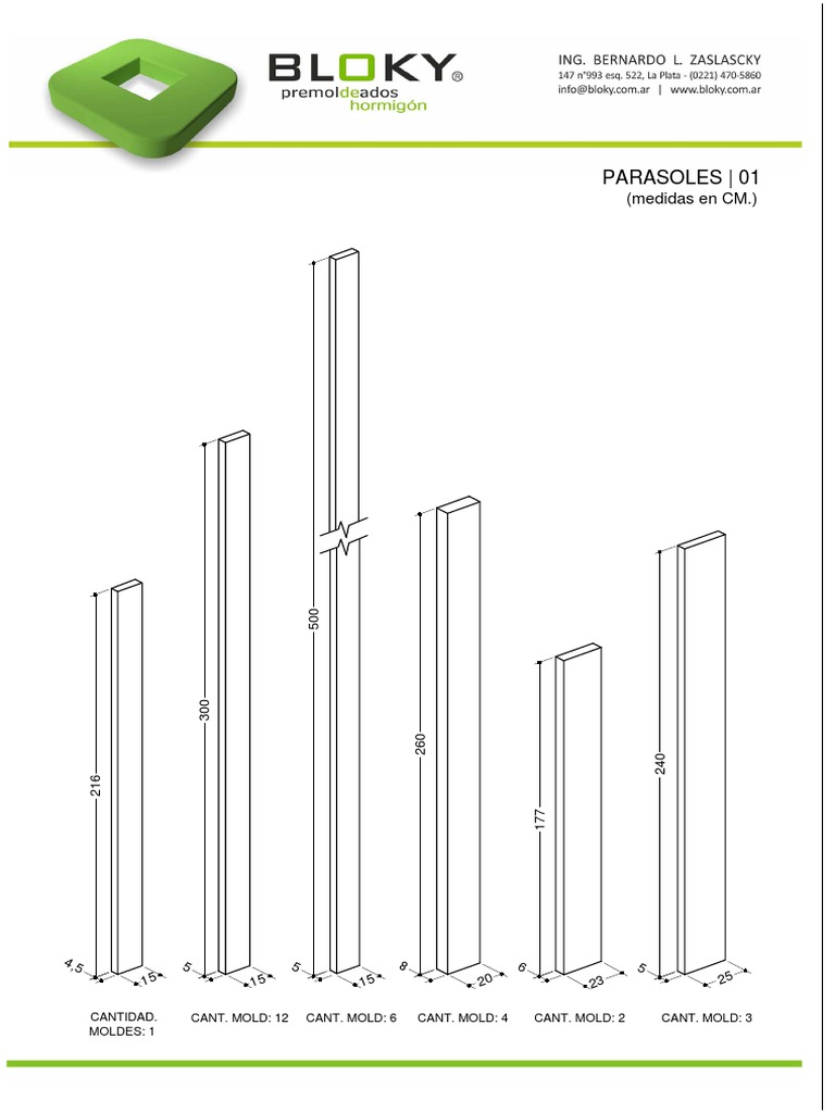 Medidas y Detalles de Parasoles Verticales | PDF