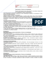 Concurso Público Auxiliar Administrativo e Técnico Contabilidade