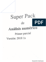 Pack Primer Parcial Analisis Numerico PDF