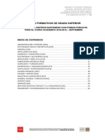 2018 - 09 - 05 Admision Gradosuperior Vacantes Septiembre 2018 - 19 PDF