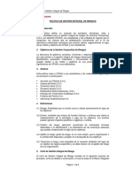 CementosPacasmayo - Políticas de Gestion Integral de Riesgos - Esp