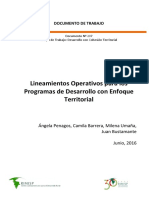 Lineamientos PDET
