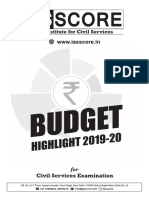 Budget 2019