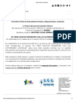 Consulta en Línea de Antecedentes Penales y Requerimientos Judiciales La Policía Nacional de Colombia Informa