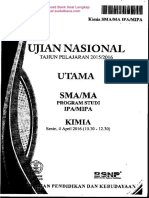 Kimia UN SMA 2015-2016 PDF