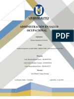 Cuadro Comparativo Iso 45001, Oshas 18001, Resolución 0312 de 2019