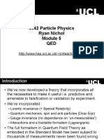 4442 Particle Physics Ryan Nichol QED