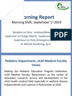 Pediatric Morning Report