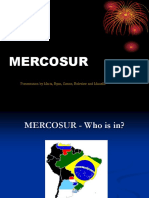 Mercosur: Presentation by Marta, Ryan, Simon, Boleslaw and Mariella