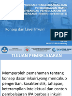 Konsep Dan Level Inkuiri