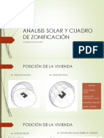 Análisis Solar y Cuadro de Zonificación