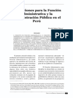 Lectura de La Funcion Publica Administrativa