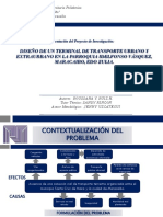 Diseño terminal transporte parroquia Idelfonso