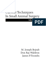 Current Techniques in Small Animal Surgery, 5th Edition (VetBooks - Ir) PDF