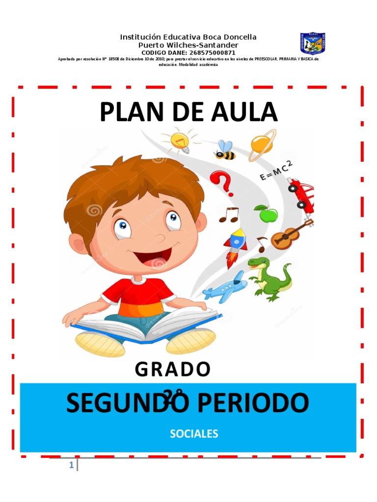 Plan de Aula Sociales Grado 2° | PDF | Educación primaria | Educación ...