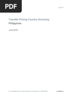 Philippines Transfer Pricing Summary