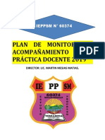 Plan de Monitoreo Ieppsm #60374 Terrabona 2019 Director Martin Mesias Matias