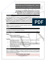 Propuesta Escuela Párvulos Inés Sylvester de Artozón Curso Dua Asistentes de La Educación Talca 2017