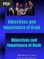 Objectives and Importance of Bank