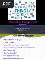 Internet of Things Iota Seminar PPT by Mohan Kumar G 160122172302