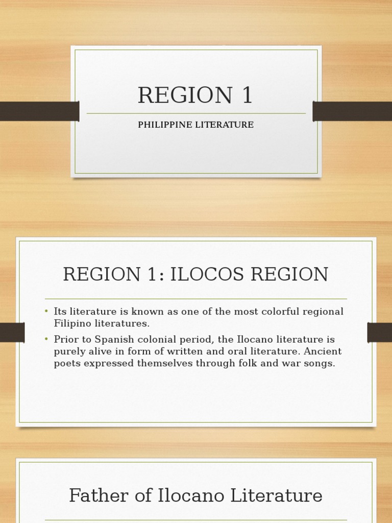 Ilocos Region Literature Overview | PDF | Classics
