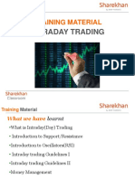 Training Material On Intraday Trading