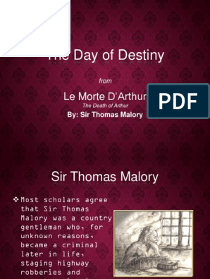 the day of destiny le morte d arthur