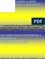 13 Lección #13, Las 4 Llaves Teoterápicas y Las 4 C