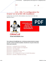 RAC Lab Part 6 - OEL 7.x Configuration For Oracle 12c GI & RAC DB Installation